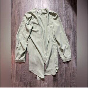 Have Cozy Green Cardigan Sweater lightweight casual